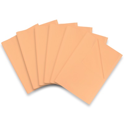 100 Sheets of Peach Acid Free Tissue Paper 500mm x 750mm ,18gsm